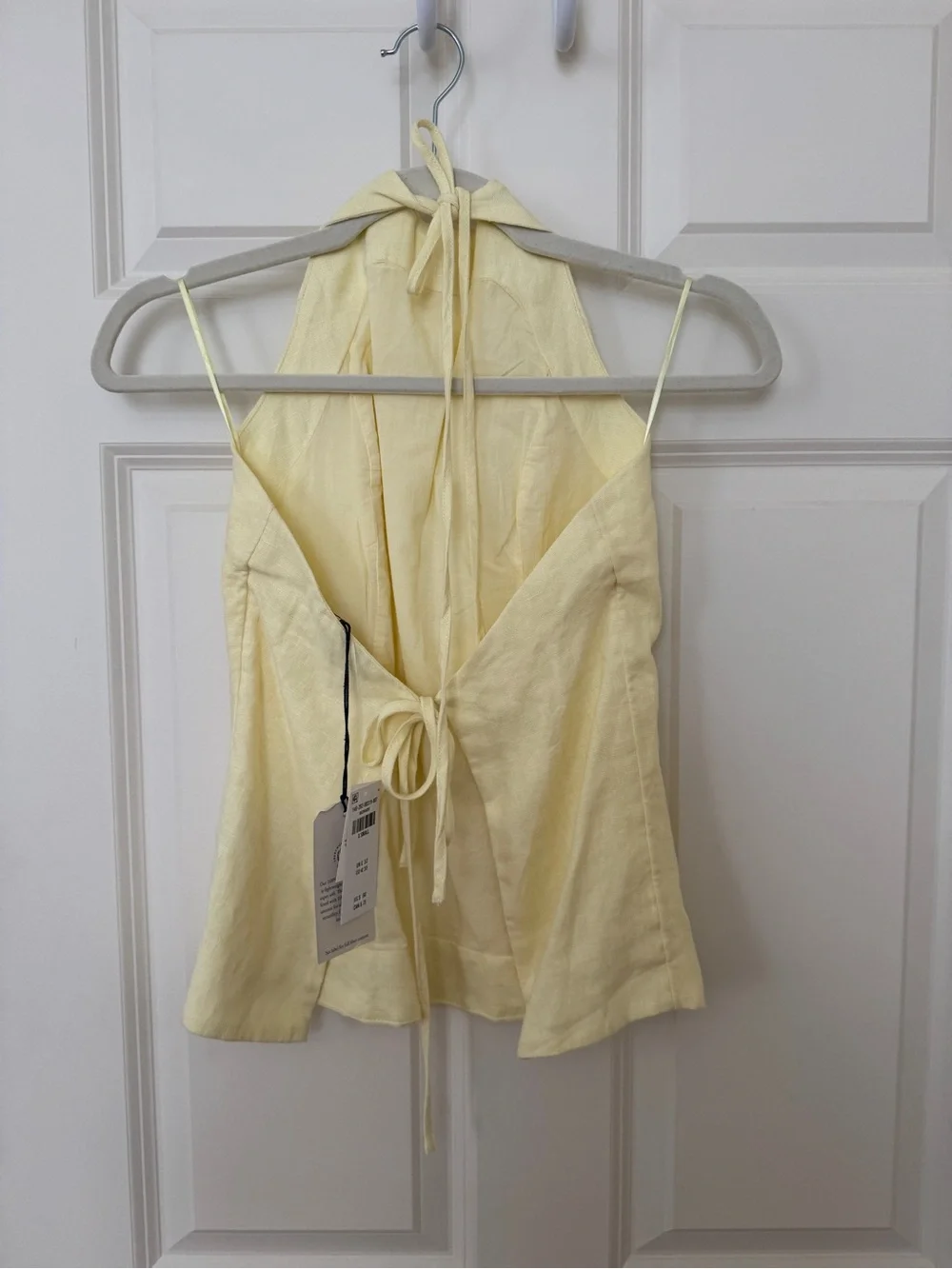 Abercrombie & Fitch Pale Yellow Halter Camisole - Picture 3 of 3